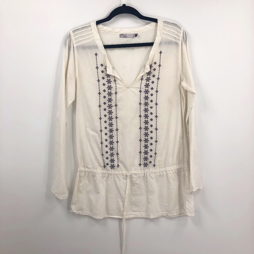 Prana Shirt Long Sleeve White Small